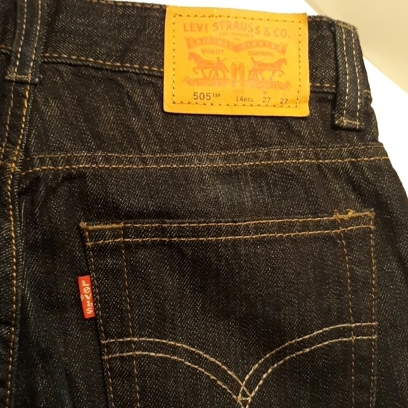 Levi's 505 Jean's 27 x 27 14 regular like new - Picture 2 of 4
